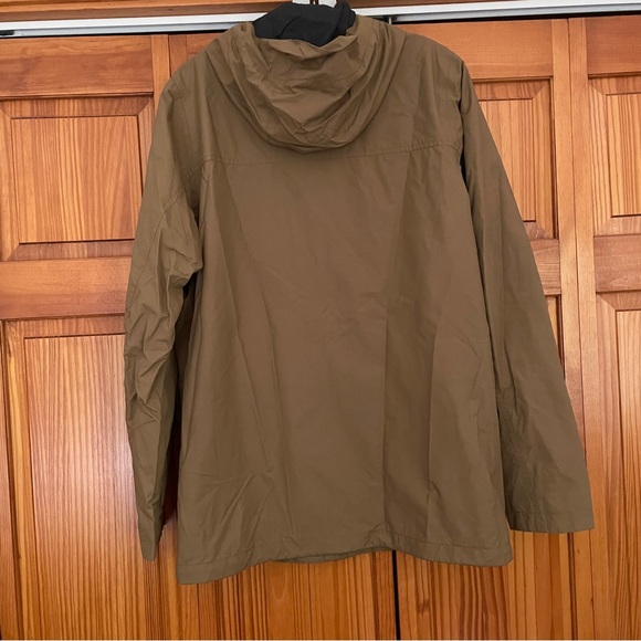 Columbia Omni-Tech Brown Hooded Waterproof Breathable Walking Rain Jacket Sz S - Picture 3 of 8